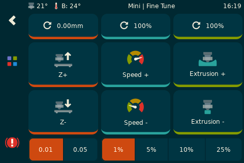 Fine Tune Panel